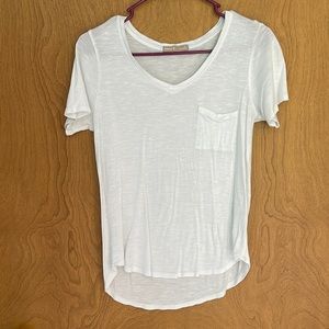 Pocket white t shirt. Size small